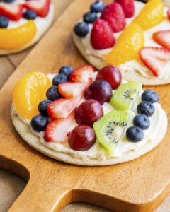 Easter Egg Fruit Pizzas