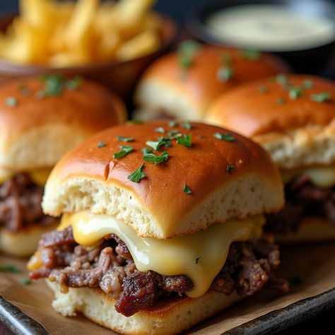Cheesesteak Sliders